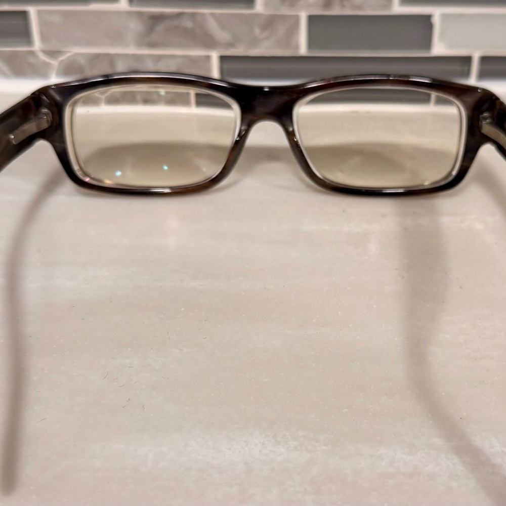 Vintage Versace Brown Tortoise Shell Eyeglasses M… - image 3